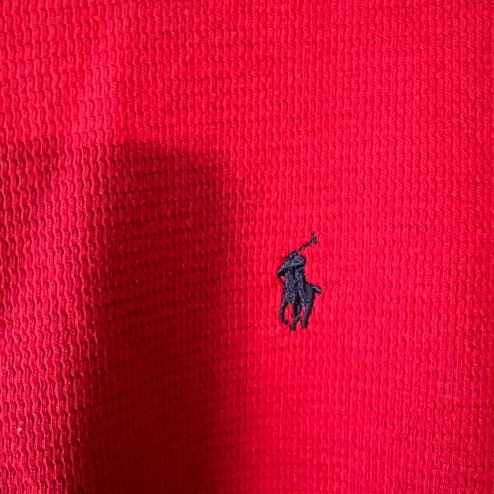 Polo Ralph Lauren Men's Red Thermal Waffle Knit Sleep Shirt EUC L #1674